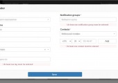 Fig.4: New user adding, form validation