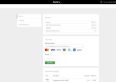 Balance page. The list of transactions and balance are displayed.